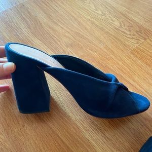 Loeffler Randall suede heels